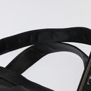 BURBERRY Nova Check Blue Label Tote Bag Canvas 3Set Beige Black Auth ti2176-6