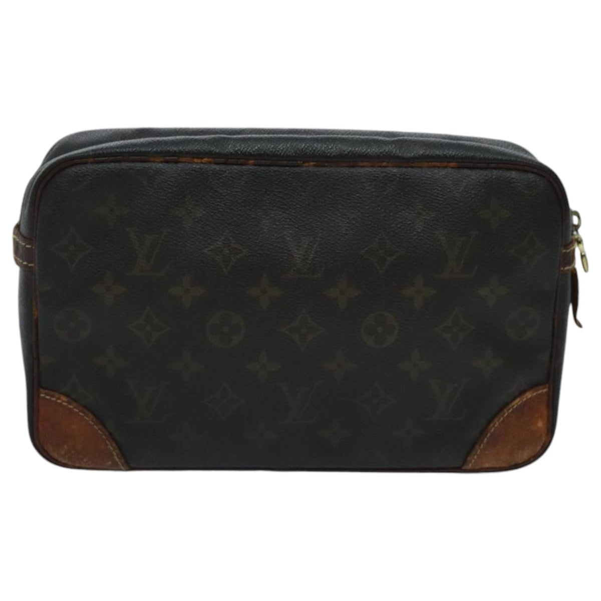 LOUIS VUITTON Monogram Compiegne 28 Clutch Bag M51845 LV Auth ti2180 - 0