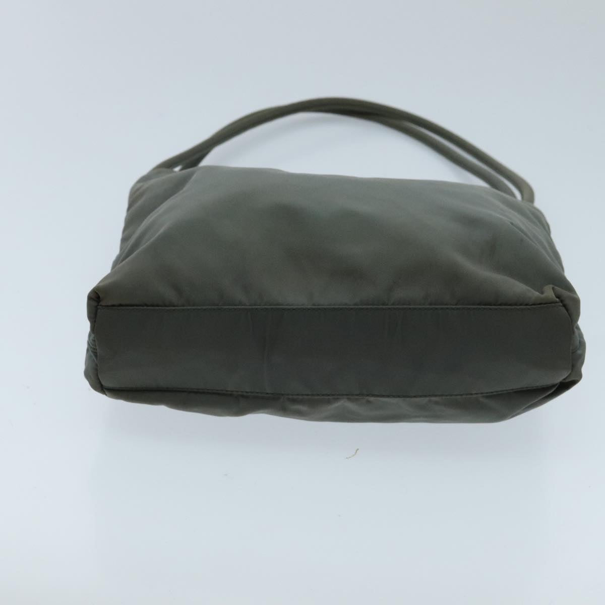 PRADA Hand Bag Nylon Khaki Auth ti2184