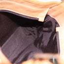 BALLY Shoulder Bag Canvas Leather Khaki Brown Auth ti2192-18