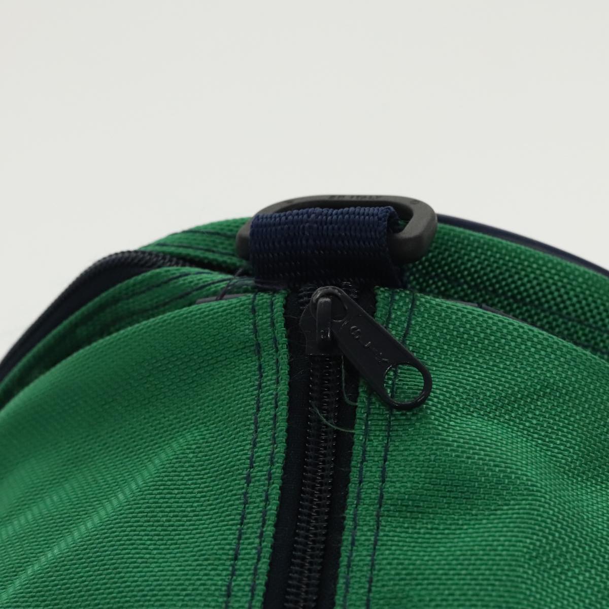 Burberrys Boston Bag Nylon 2way Green Blue Auth ti2213