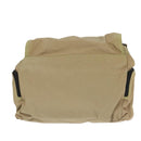 GUCCI Shoulder Bag Nylon Beige Dark Brown Silver 019.0340 Auth ti2214-2