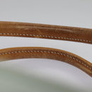 Burberrys Blue Label Tote Bag Nylon Leather Light Blue Brown Silver Auth ti2219-11