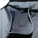 Burberrys Blue Label Tote Bag Nylon Leather Light Blue Brown Silver Auth ti2219-23