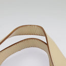 BURBERRY Blue Label Hand Bag Denim Leather Blue Beige Silver Auth ti2223-10