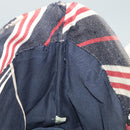 BURBERRY Blue Label Hand Bag Denim Leather Blue Beige Silver Auth ti2223-21