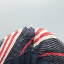 BURBERRY Blue Label Hand Bag Denim Leather Blue Beige Silver Auth ti2223-23