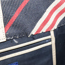 BURBERRY Blue Label Hand Bag Denim Leather Blue Beige Silver Auth ti2223-25