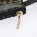 BURBERRY Nova Check Tote Bag Wool Leather Beige Black Gold Auth ti2237-27