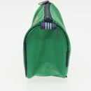 BURBERRY Pouch Canvas 3Set Pink Green Red Auth ti2238-11