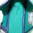 BURBERRY Pouch Canvas 3Set Pink Green Red Auth ti2238-15