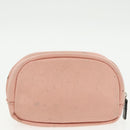 BURBERRY Pouch Canvas 3Set Pink Green Red Auth ti2238-17