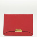 BURBERRY Pouch Canvas 3Set Pink Green Red Auth ti2238-2