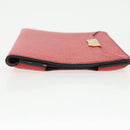 BURBERRY Pouch Canvas 3Set Pink Green Red Auth ti2238-4
