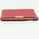 BURBERRY Pouch Canvas 3Set Pink Green Red Auth ti2238-6