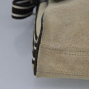 BURBERRY Shoulder Bag Canvas Beige Auth ti2263-14