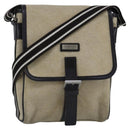 BURBERRY Shoulder Bag Canvas Beige Auth ti2263-1