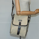 BURBERRY Shoulder Bag Canvas Beige Auth ti2263-22