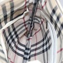 BURBERRY Shoulder Bag Leather White Auth ti2266-21