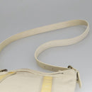 BURBERRY Shoulder Bag Leather White Auth ti2266-8