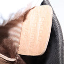 BALLY Shoulder Bag Leather Beige Silver Auth ti2272-12