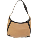 BALLY Shoulder Bag Leather Beige Silver Auth ti2272-2