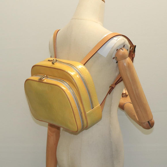LOUIS VUITTON Monogram Vernis Marley Backpack Gris M91038 LV Auth ti2280V