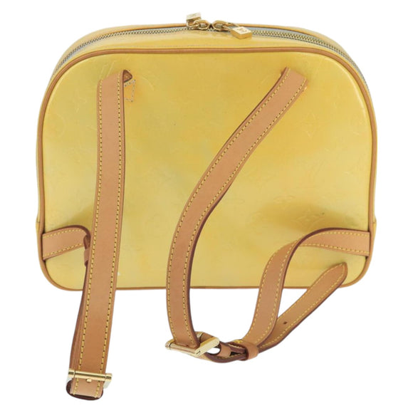 LOUIS VUITTON Monogram Vernis Marley Backpack Gris M91038 LV Auth ti2280V
