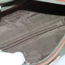 BURBERRY Hand Bag Nylon Khaki Auth ti2281-11