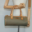 BURBERRY Hand Bag Nylon Khaki Auth ti2281-19