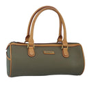 BURBERRY Hand Bag Nylon Khaki Auth ti2281-1