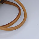 BURBERRY Hand Bag Nylon Khaki Auth ti2281-7