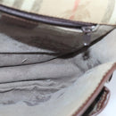 Burberrys Nova Check Shoulder Bag Leather Beige Auth ti2284-19