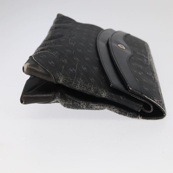 FENDI GUCCI Burberry Zucchino Bag Canvas PVC Enamel 3 Set Black Brown Auth ti2285