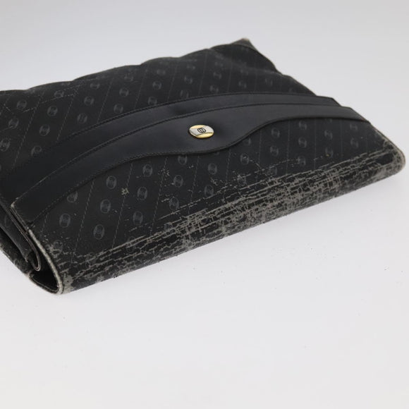 FENDI GUCCI Burberry Zucchino Bag Canvas PVC Enamel 3 Set Black Brown Auth ti2285