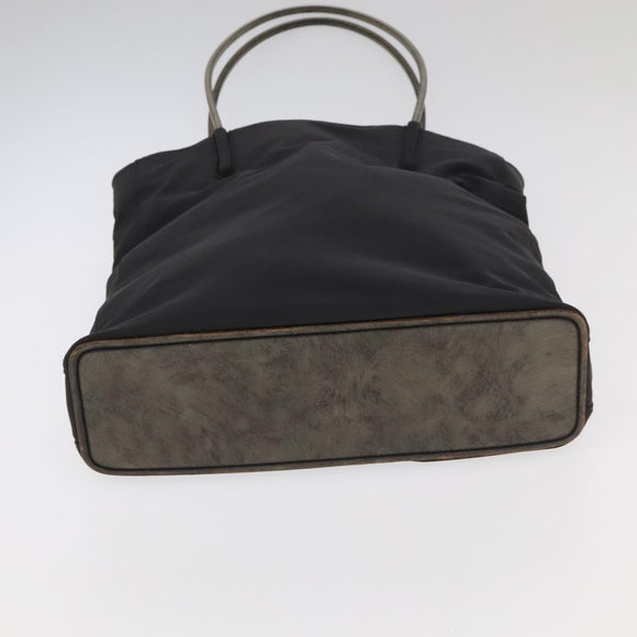 BALLY Shoulder Bag Leather nylon 5 Set Black Gray Brown Auth ti2286