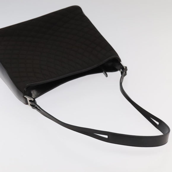 BALLY Shoulder Bag Leather nylon 5 Set Black Gray Brown Auth ti2286
