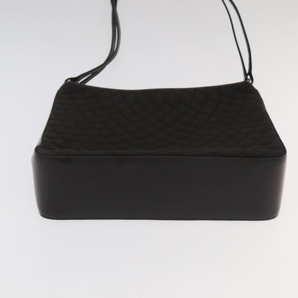 BALLY Shoulder Bag Leather nylon 5 Set Black Gray Brown Auth ti2286