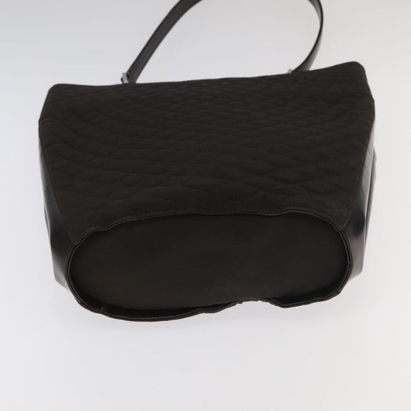 BALLY Shoulder Bag Leather nylon 5 Set Black Gray Brown Auth ti2286
