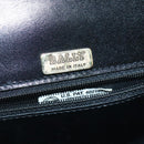 BALLY Shoulder Bag Leather Black Auth ti2287-18