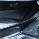 BALLY Shoulder Bag Leather Black Auth ti2287-19