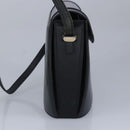BALLY Shoulder Bag Leather Black Auth ti2287-3