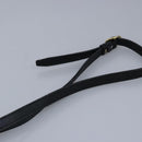 BALLY Shoulder Bag Leather Black Auth ti2287-8