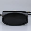 BALLY Shoulder Bag Leather Black Auth ti2287-5