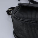 BALLY Shoulder Bag Leather Black Auth ti2288-14