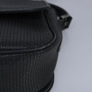 BALLY Shoulder Bag Leather Black Auth ti2288-15