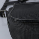 BALLY Shoulder Bag Leather Black Auth ti2288-16