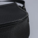 BALLY Shoulder Bag Leather Black Auth ti2288-9