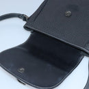 BALLY Shoulder Bag Leather Black Auth ti2288-10