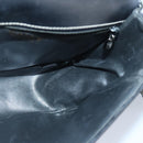 BALLY Shoulder Bag Leather Black Auth ti2288-18